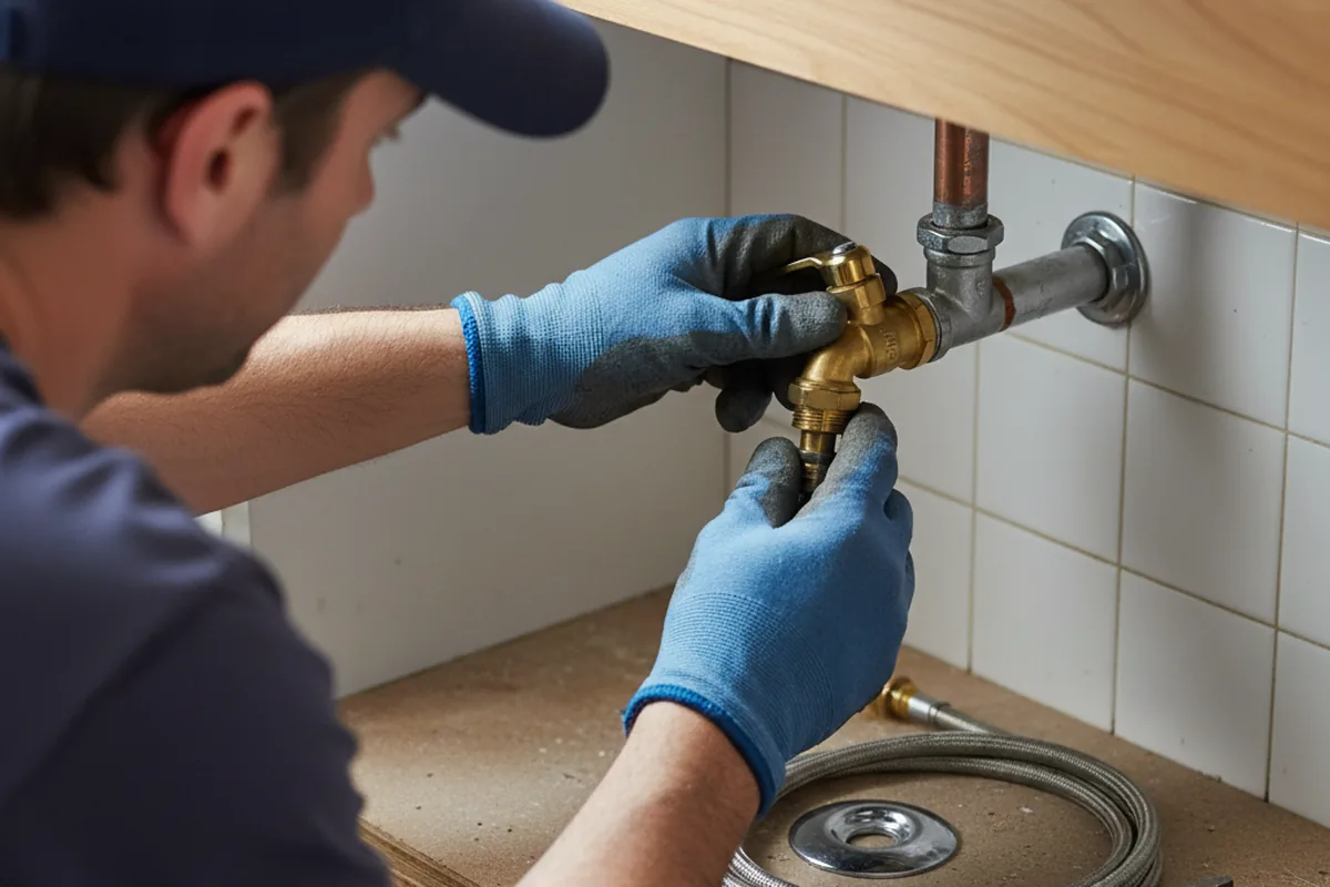 Shutoff valve and fitting work during Repiping in Sartell